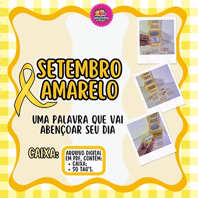 Setembro Amarelo - Caixa de Versículos