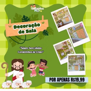 ✨DECORAÇÃO DE SALA CORDEIRINHOS DE CRISTO✨