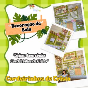 ✨DECORAÇÃO DE SALA CORDEIRINHOS DE CRISTO✨