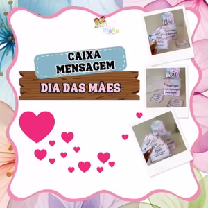 🌷 CAIXA MENSAGEM DIA DAS MÃES 🌷