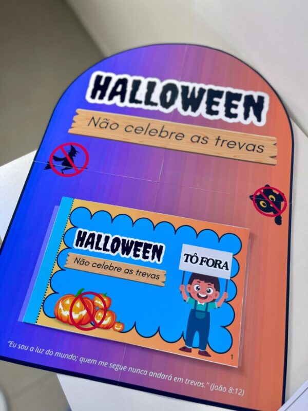 LIVRO DIGA NÃO AO HALLOWEEN 🧡 - Imagem 3