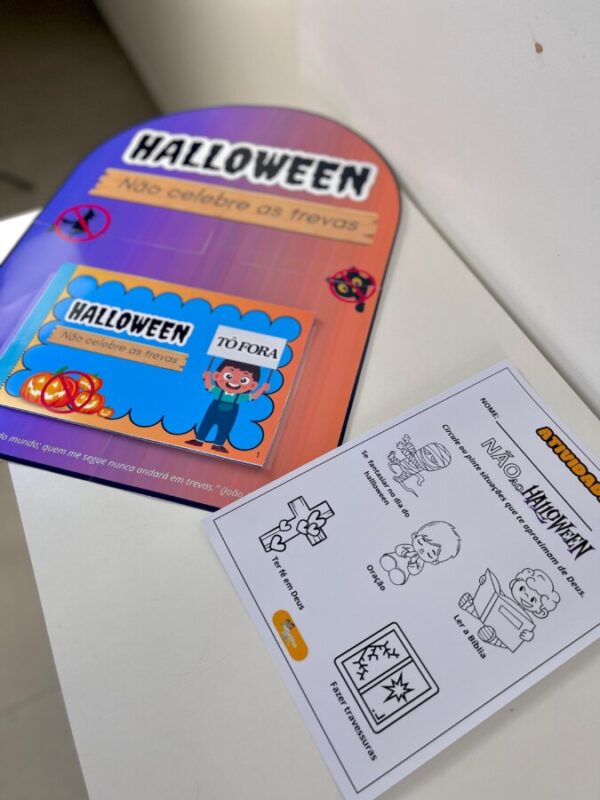 LIVRO DIGA NÃO AO HALLOWEEN 🧡 - Imagem 4