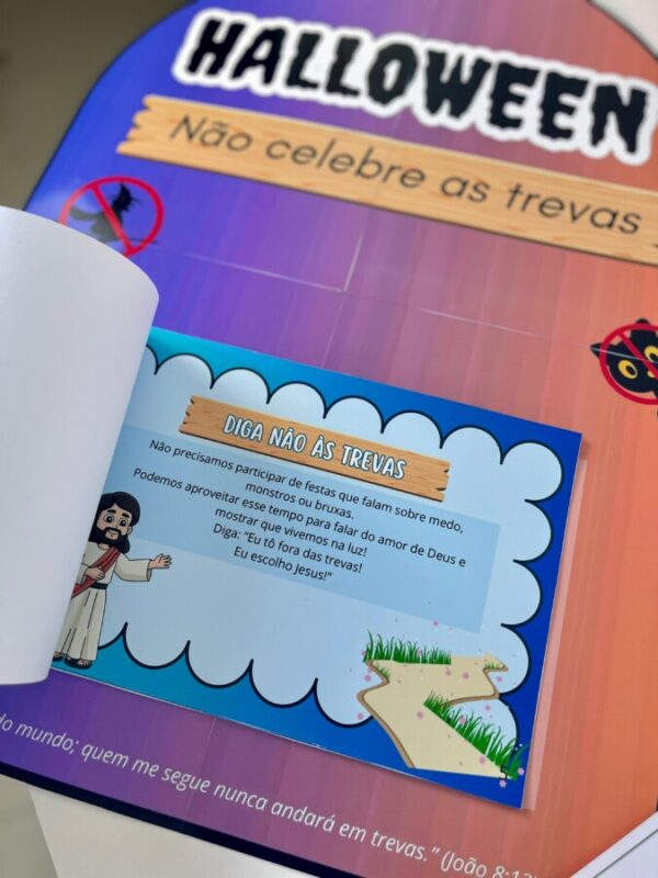 LIVRO DIGA NÃO AO HALLOWEEN 🧡 - Imagem 2