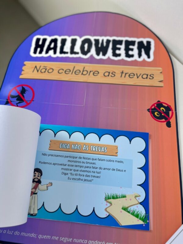 LIVRO DIGA NÃO AO HALLOWEEN 🧡 - Imagem 8