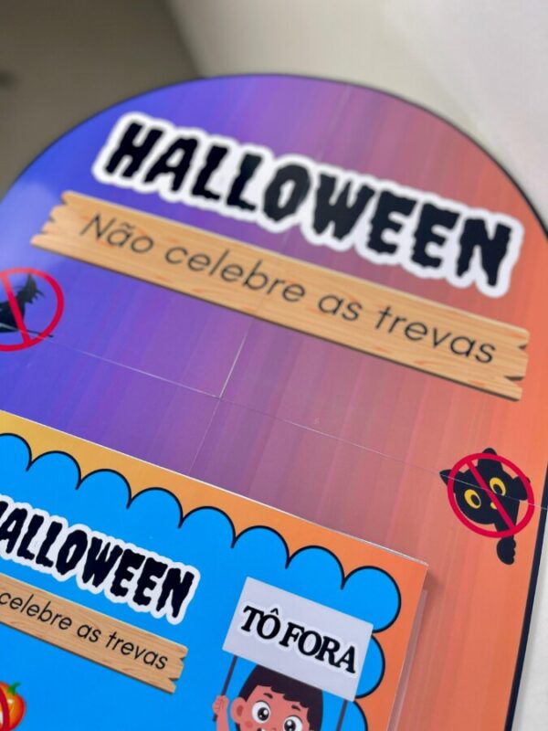 LIVRO DIGA NÃO AO HALLOWEEN 🧡 - Imagem 7