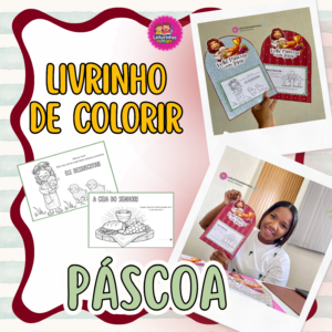 LIVRINHO DE COLORIR - FELIZ PÁSCOA 🍇⬇