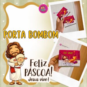 PORTA BOMBOM PÁSCOA 🍇⬇