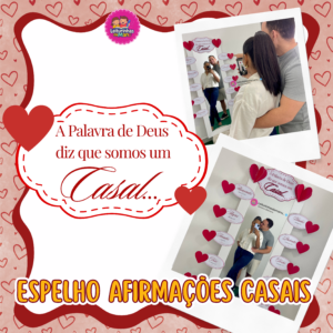 ESPELHO DAS AFIRMAÇÕES  CASAIS - A bíblia diz que somos um casal...