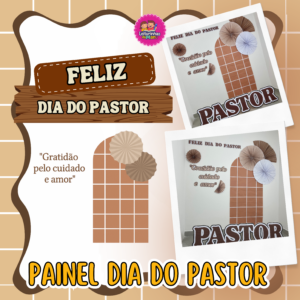 Painel Dia do Pastor – Gratidão pelo Cuidado e Amor