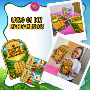 LIVRO OS DEZ MANDAMENTOS 📜