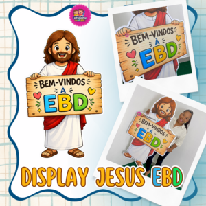 DISPLAY JESUS EBD PARA PORTA 🎈