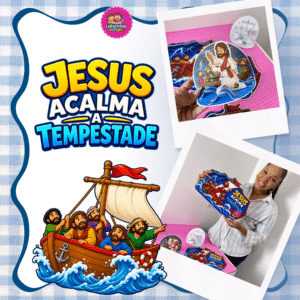 LIVRO JESUS ACALMA A TEMPESTADE 📖