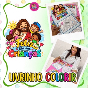 LIVRINHO COLORIR DIA DAS CRIANÇAS 🍭🍬