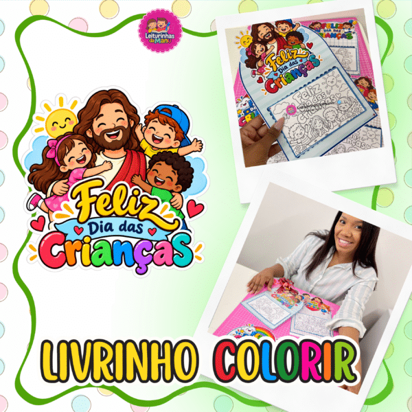 Livrinho Colorir Dia das Crianças