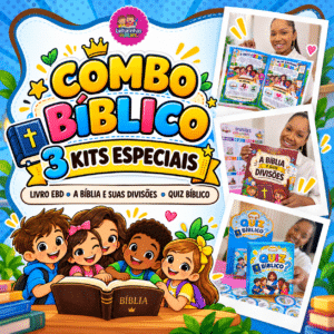 KIT CONHECENDO A BÍBLIA 📖💙 (Com 3 kits)