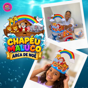 CHAPÉU MALUCO – ARCA DE NOÉ 🌈
