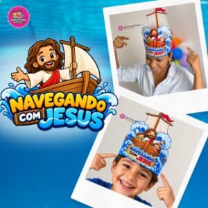 CHAPÉU BÍBLICO - NAVEGANDO COM JESUS 🌊