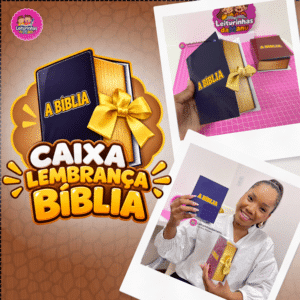 CAIXA BÍBLIA LEMBRANCINHA 📖🍭