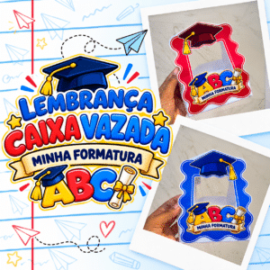 LEMBRANÇA CAIXA VAZADA - FORMATURA ABC 🎓