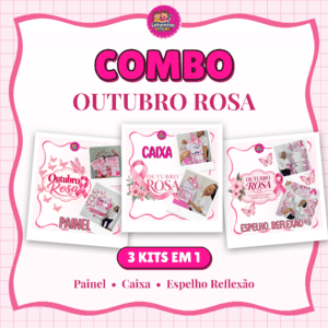 COMBO OUTUBRO ROSA 🎀🦋🌸